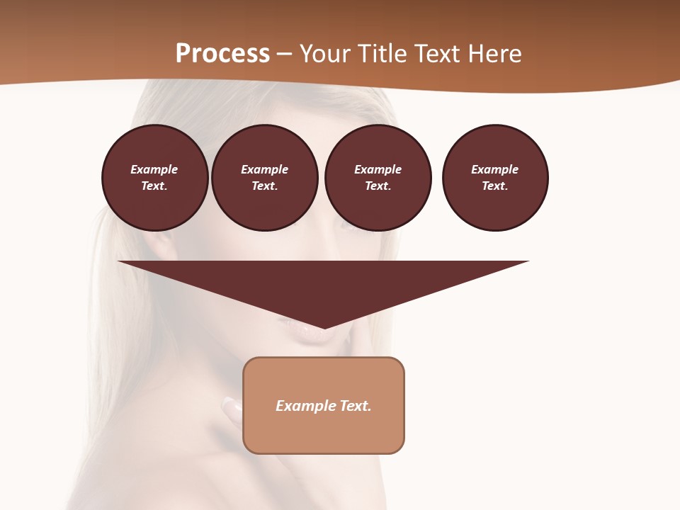 Skin Girl Brunette PowerPoint Template