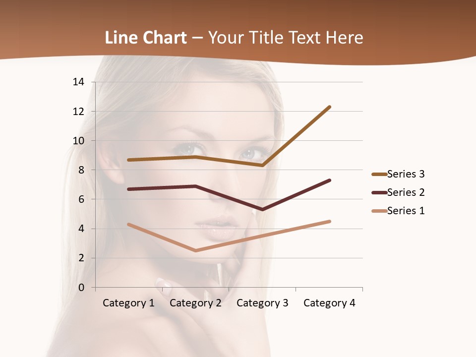 Skin Girl Brunette PowerPoint Template