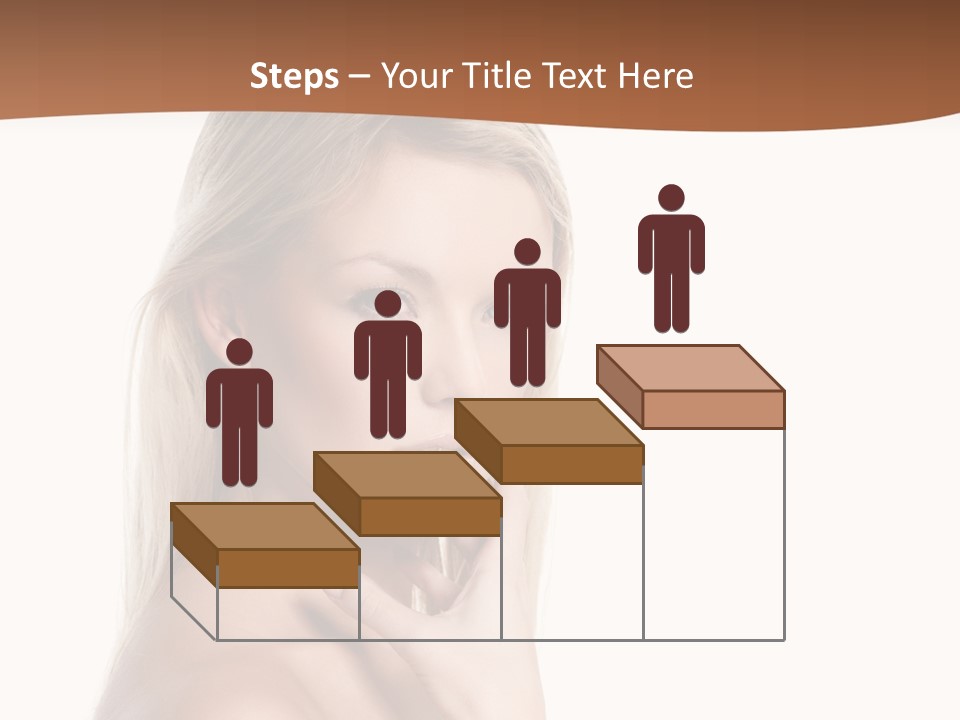 Skin Girl Brunette PowerPoint Template