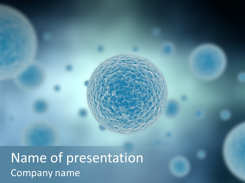 Organism Sample Background PowerPoint Template