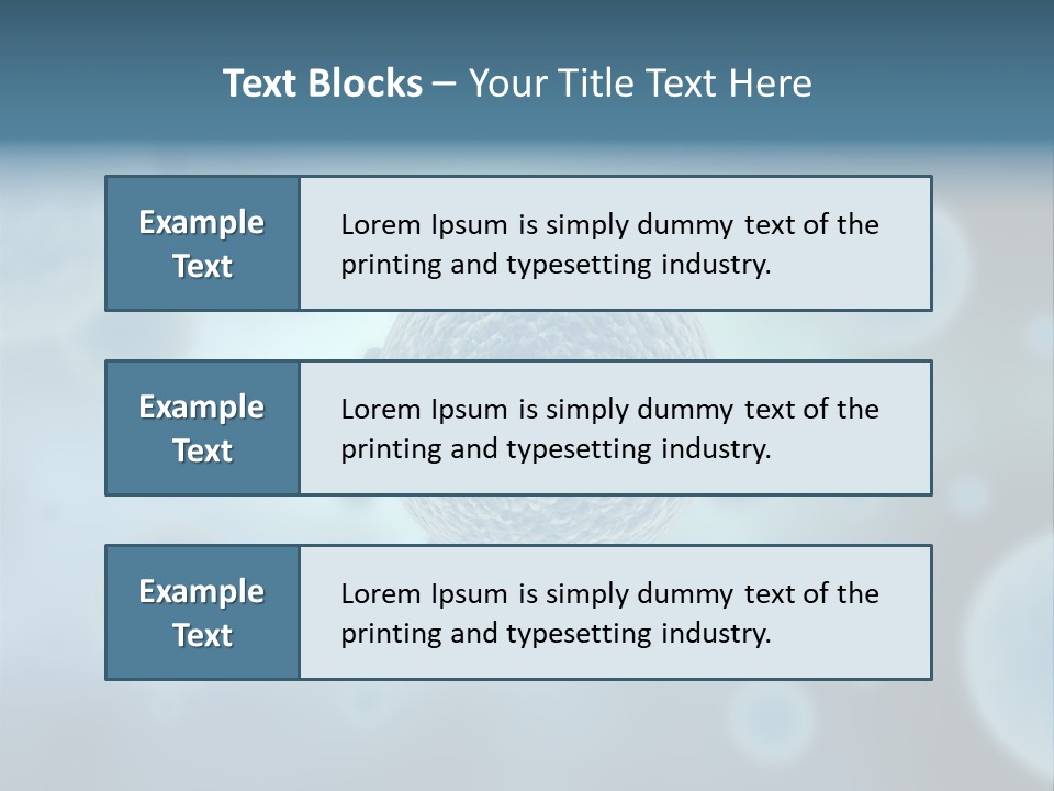 Organism Sample Background PowerPoint Template