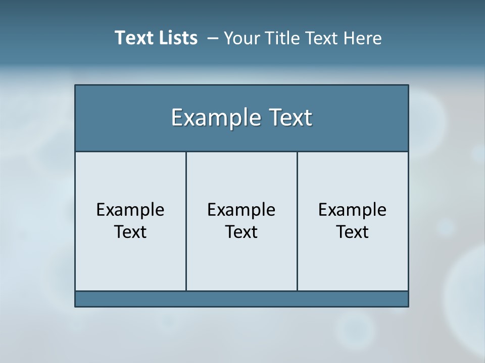 Organism Sample Background PowerPoint Template
