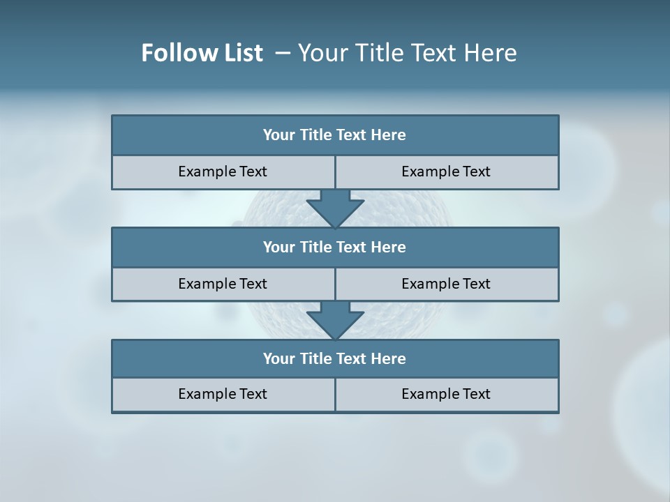Organism Sample Background PowerPoint Template