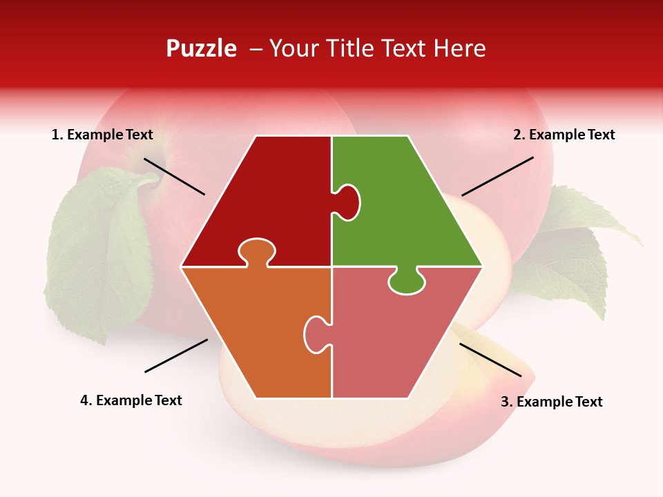 Fruit Isolated Group PowerPoint Template