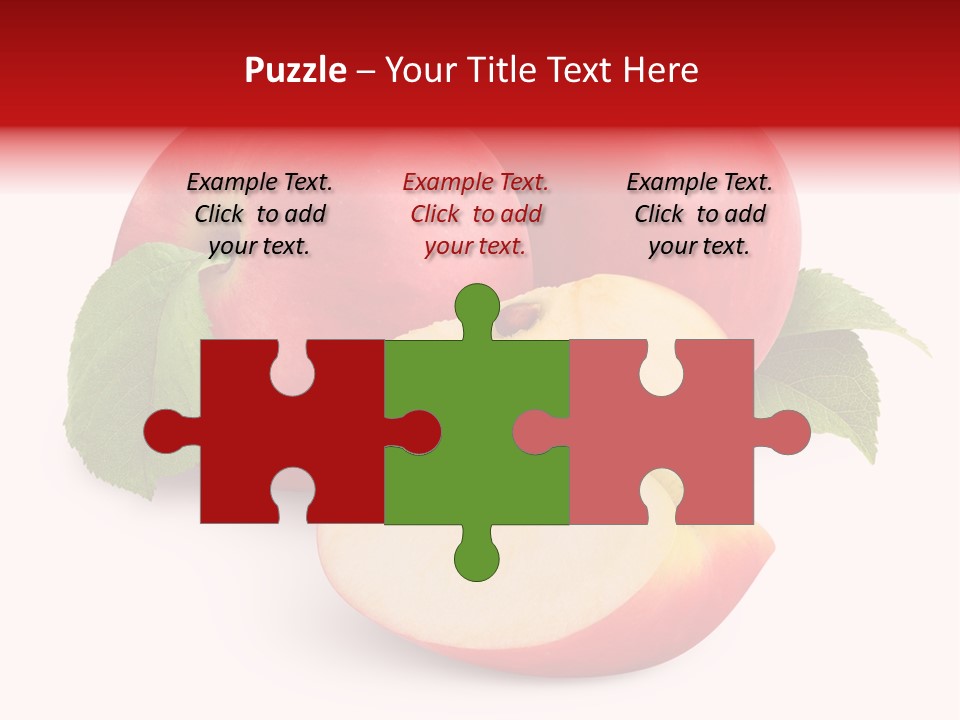 Fruit Isolated Group PowerPoint Template