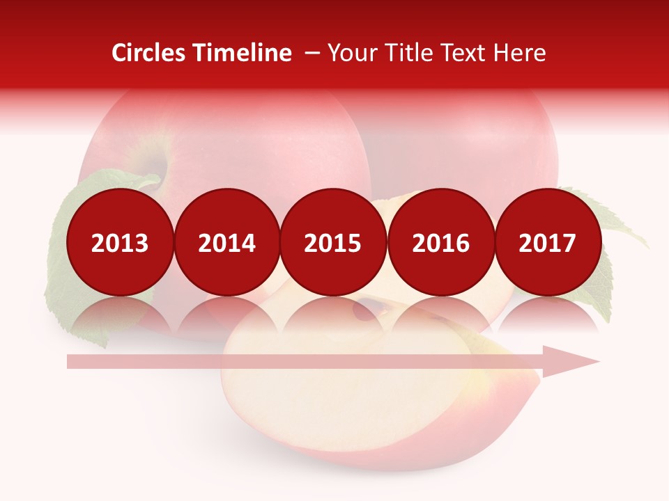 Fruit Isolated Group PowerPoint Template