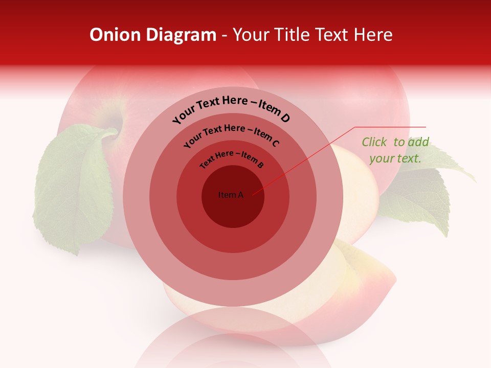 Fruit Isolated Group PowerPoint Template