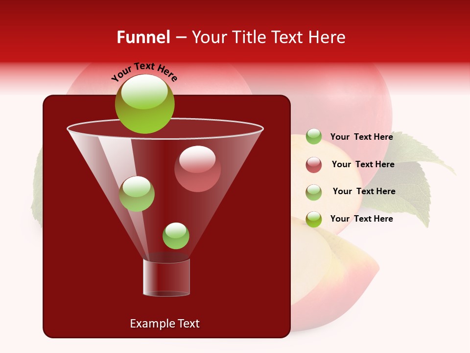 Fruit Isolated Group PowerPoint Template