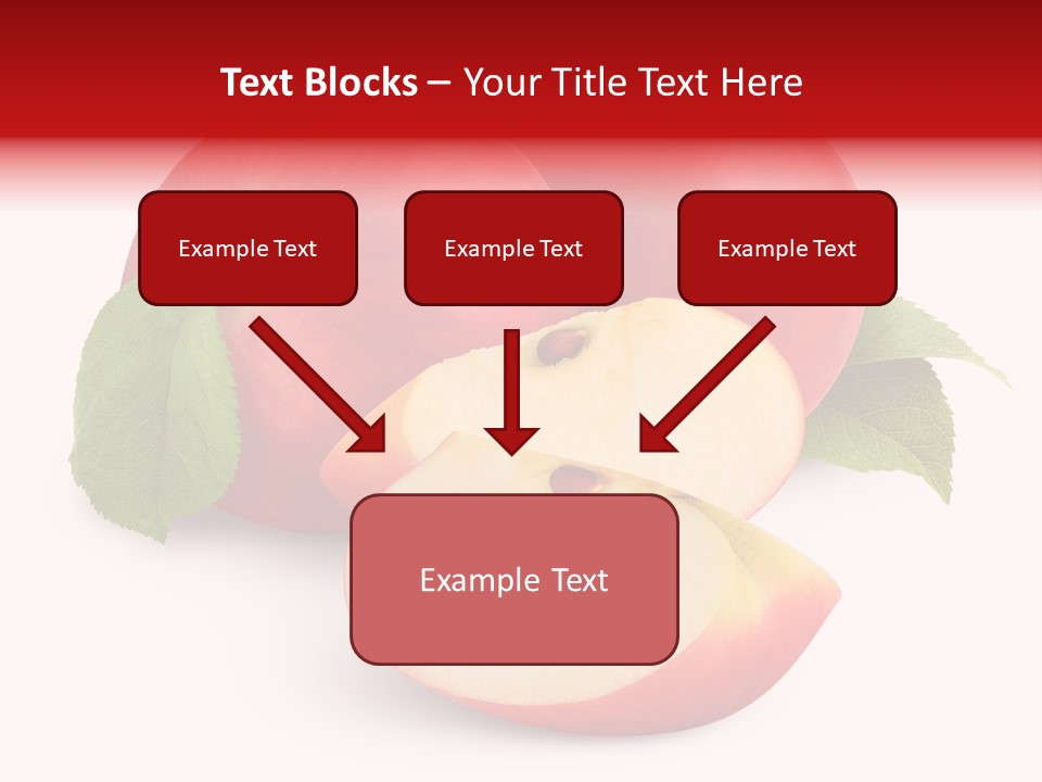 Fruit Isolated Group PowerPoint Template