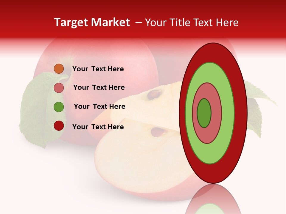 Fruit Isolated Group PowerPoint Template