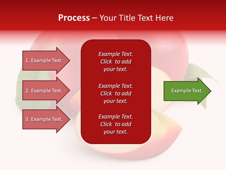 Fruit Isolated Group PowerPoint Template
