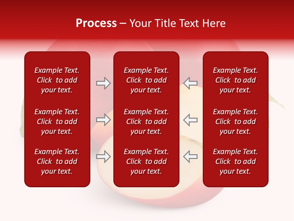 Fruit Isolated Group PowerPoint Template