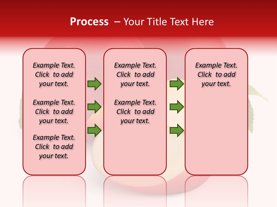 Fruit Isolated Group PowerPoint Template