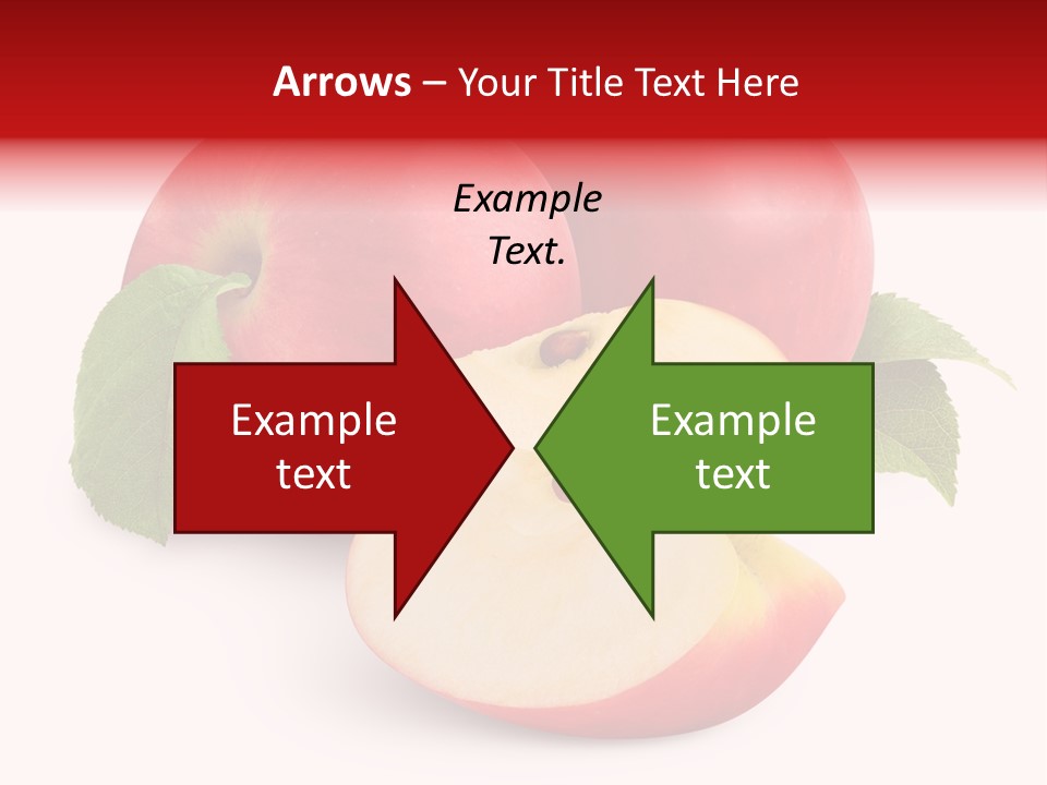 Fruit Isolated Group PowerPoint Template