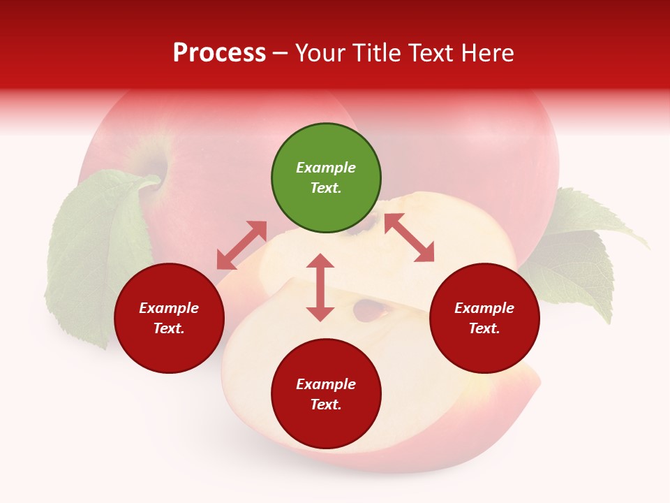 Fruit Isolated Group PowerPoint Template