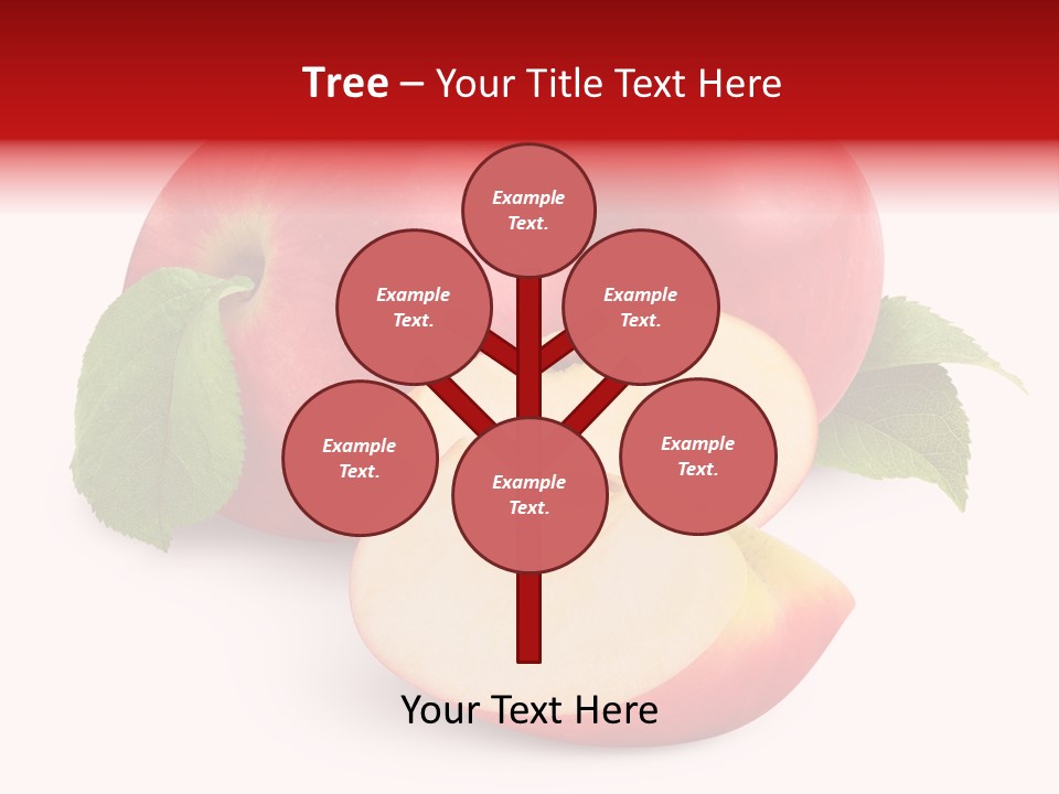 Fruit Isolated Group PowerPoint Template
