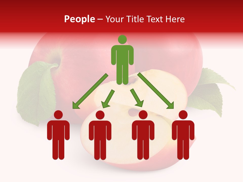 Fruit Isolated Group PowerPoint Template
