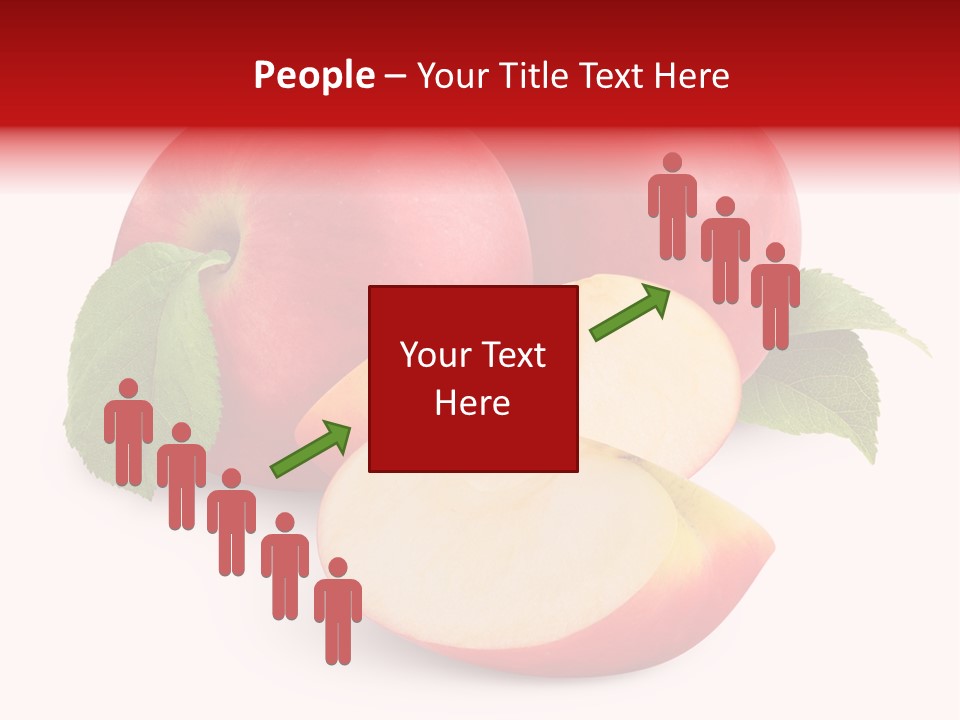 Fruit Isolated Group PowerPoint Template