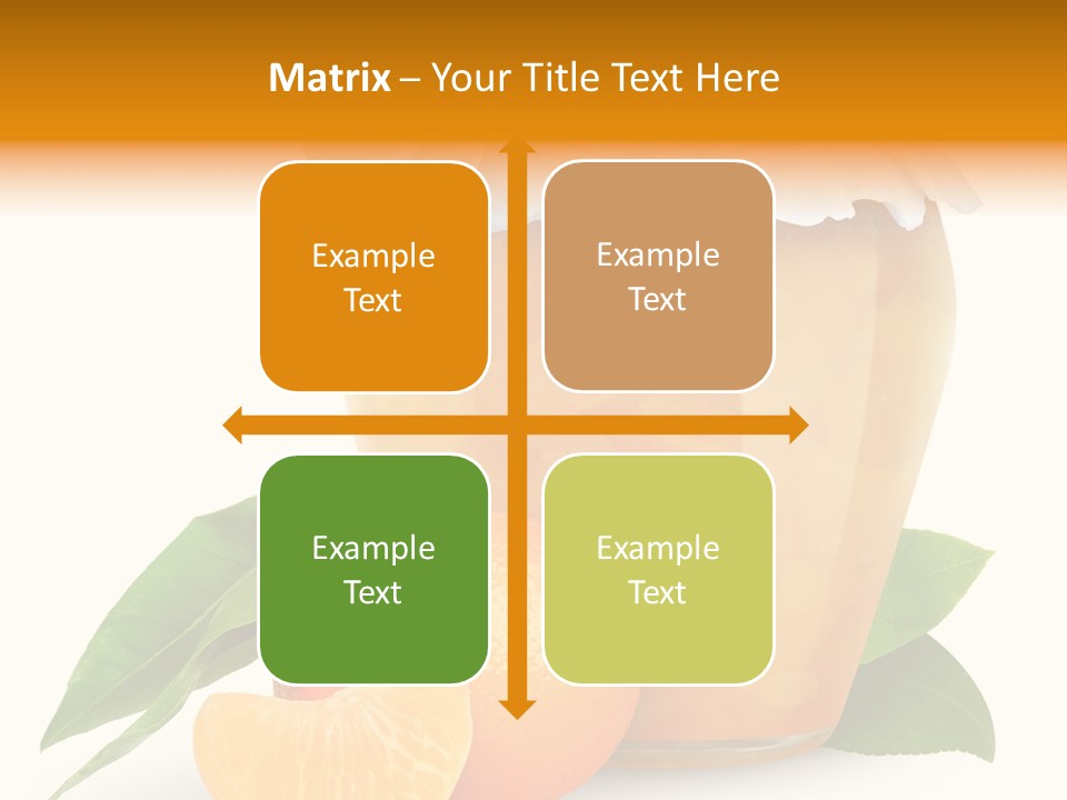 Close Up Breakfast Mandarin PowerPoint Template