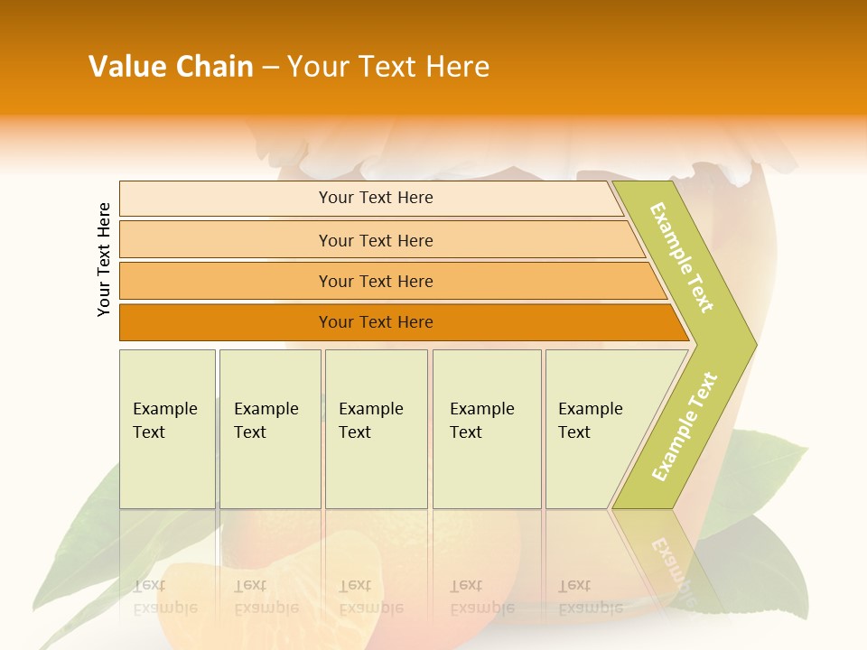 Close Up Breakfast Mandarin PowerPoint Template