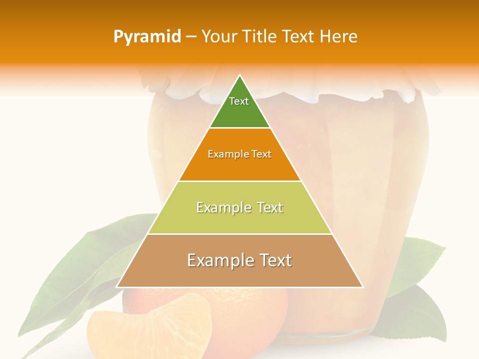 Close Up Breakfast Mandarin PowerPoint Template