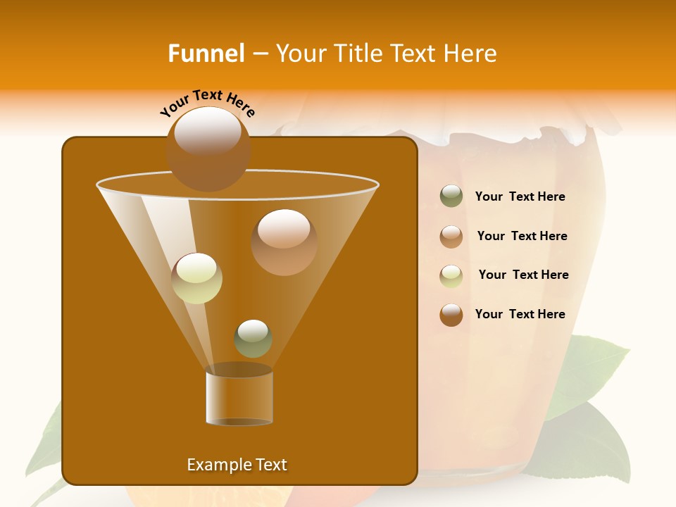 Close Up Breakfast Mandarin PowerPoint Template