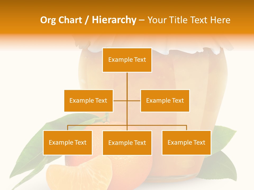 Close Up Breakfast Mandarin PowerPoint Template