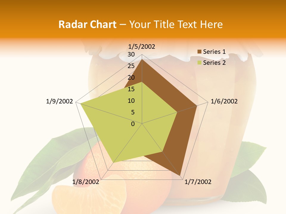 Close Up Breakfast Mandarin PowerPoint Template