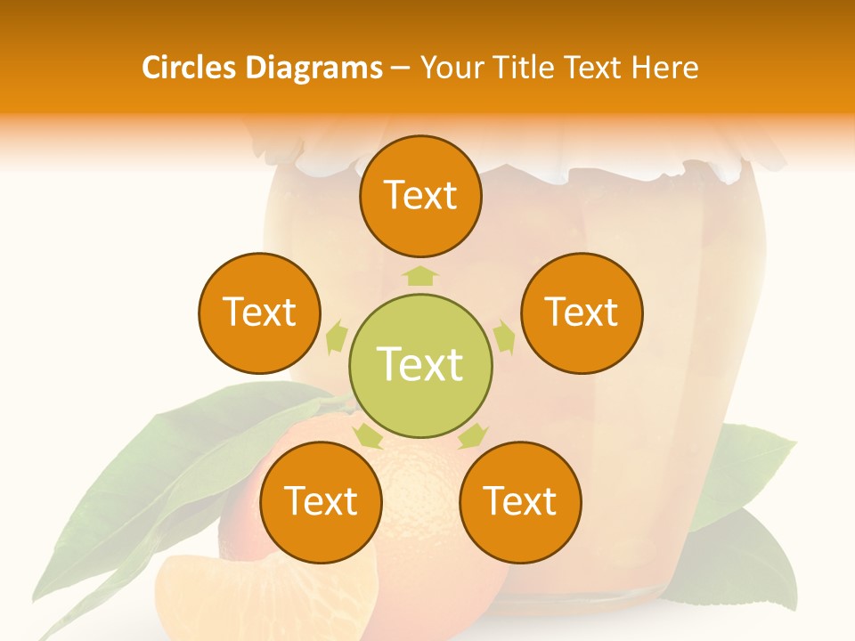 Close Up Breakfast Mandarin PowerPoint Template