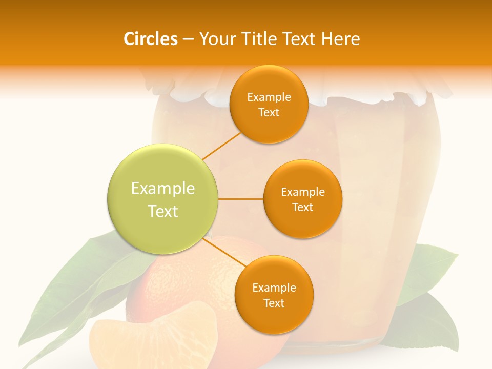 Close Up Breakfast Mandarin PowerPoint Template