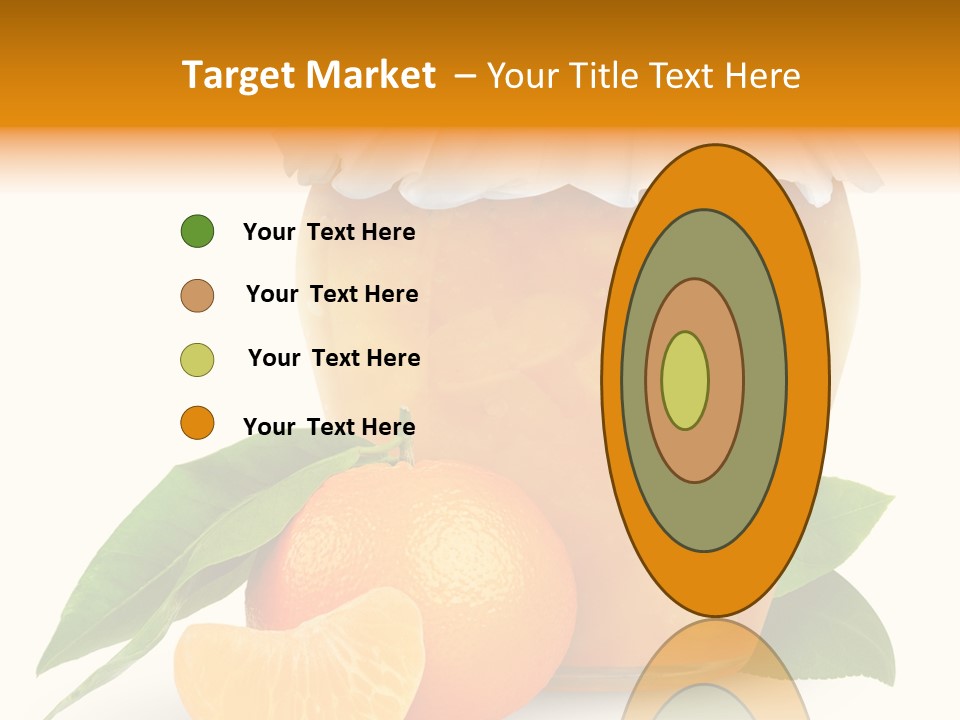 Close Up Breakfast Mandarin PowerPoint Template