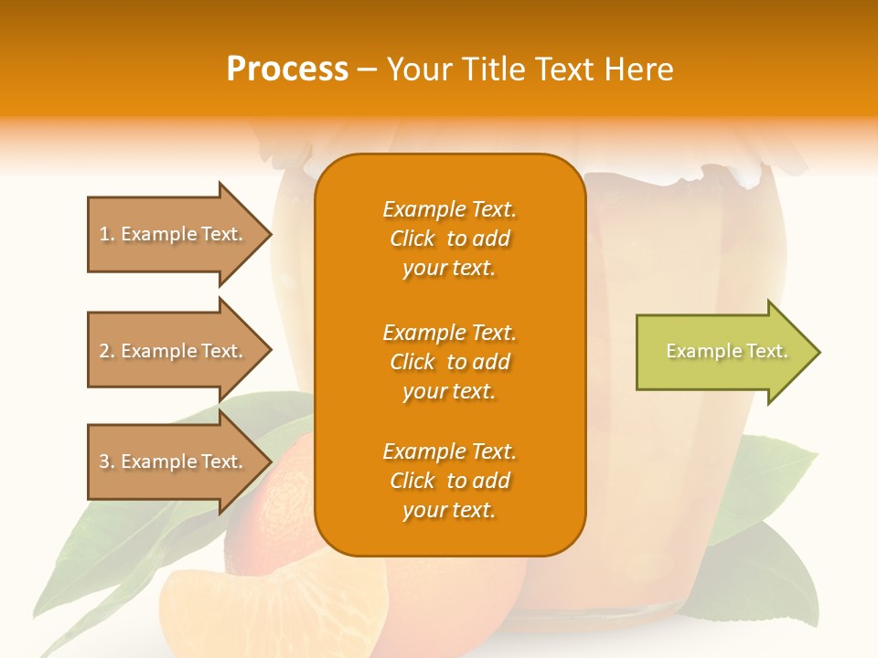 Close Up Breakfast Mandarin PowerPoint Template