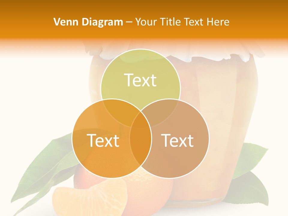 Close Up Breakfast Mandarin PowerPoint Template