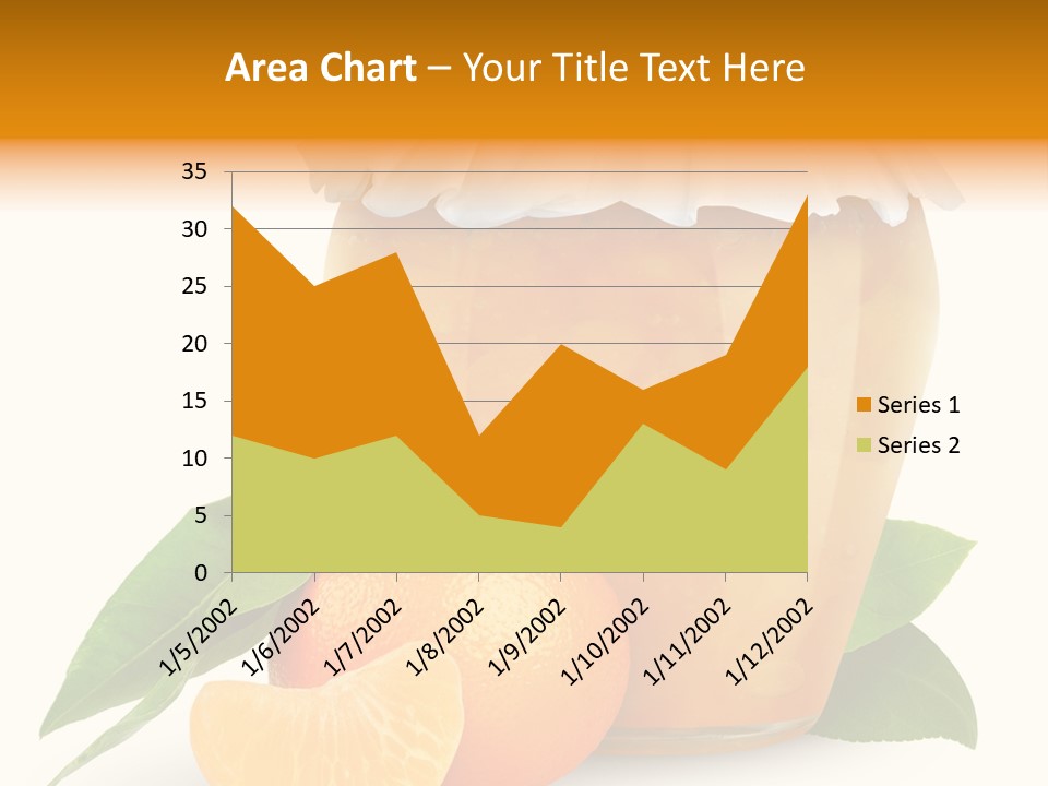 Close Up Breakfast Mandarin PowerPoint Template