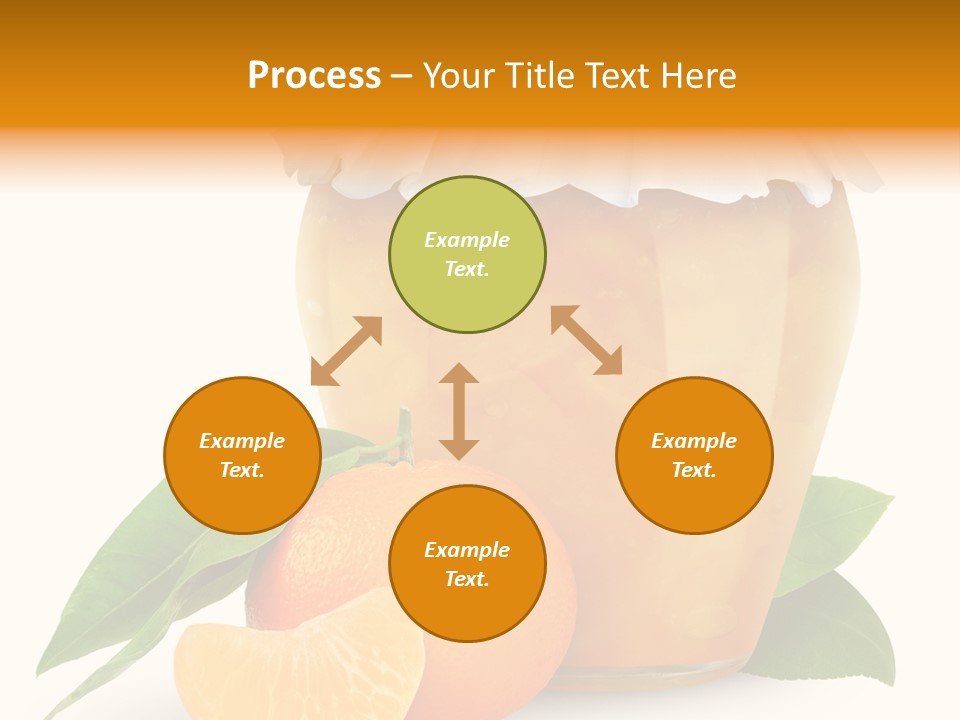 Close Up Breakfast Mandarin PowerPoint Template