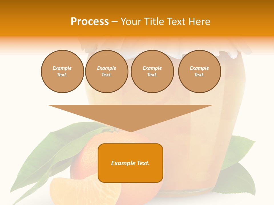 Close Up Breakfast Mandarin PowerPoint Template