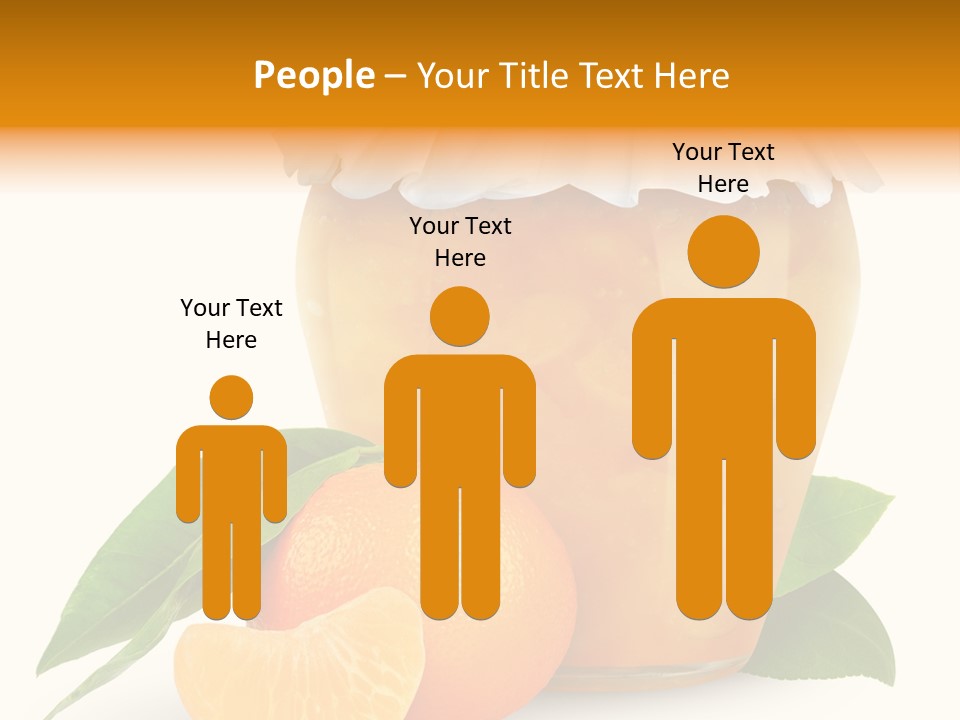 Close Up Breakfast Mandarin PowerPoint Template