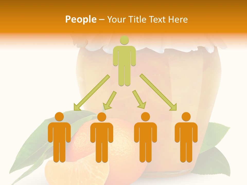 Close Up Breakfast Mandarin PowerPoint Template