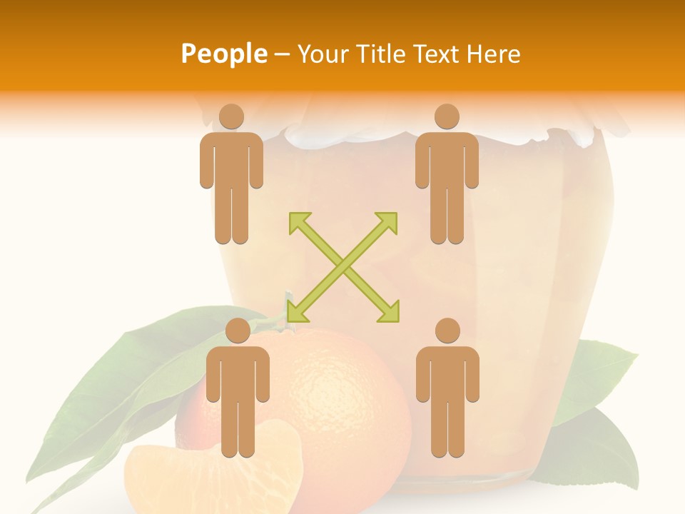 Close Up Breakfast Mandarin PowerPoint Template