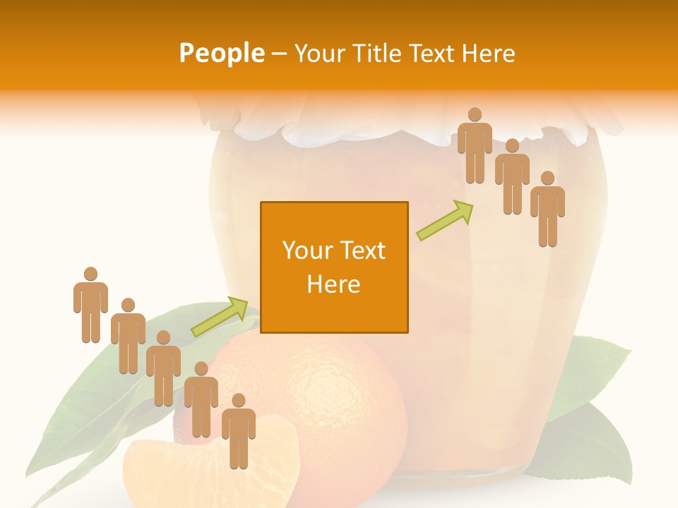 Close Up Breakfast Mandarin PowerPoint Template