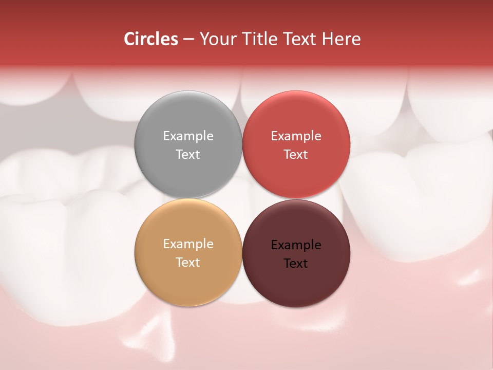 Model Teeth Gum PowerPoint Template