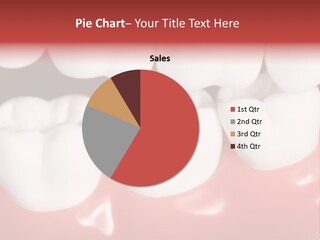 Model Teeth Gum PowerPoint Template