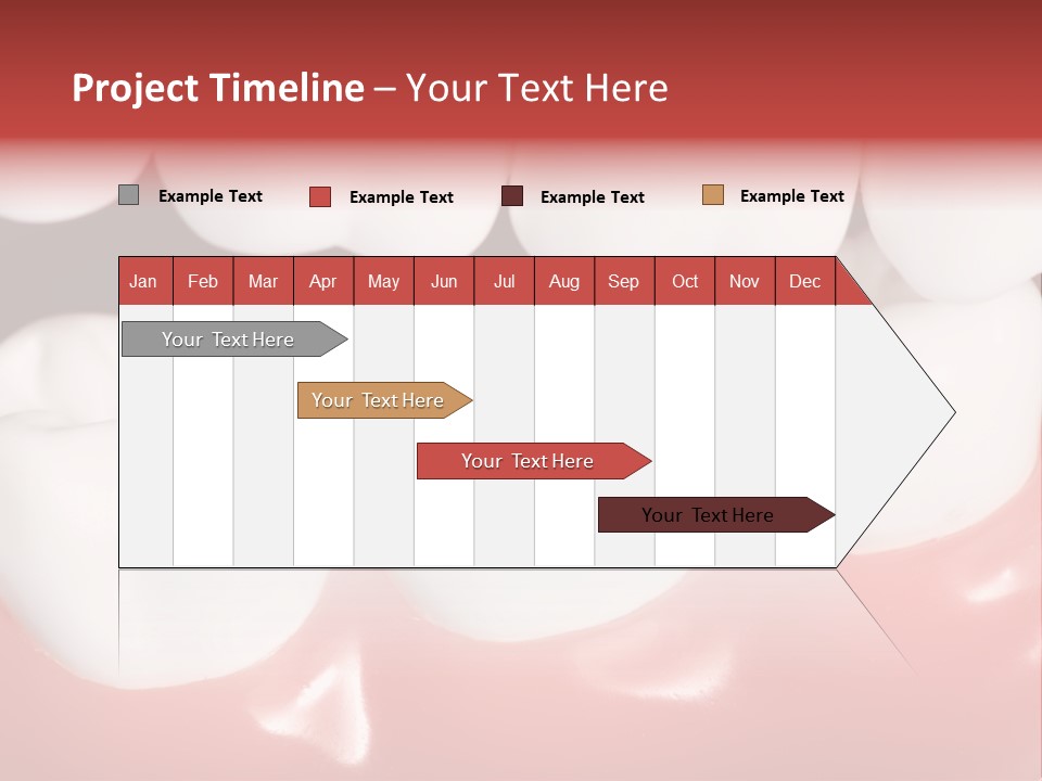 Model Teeth Gum PowerPoint Template