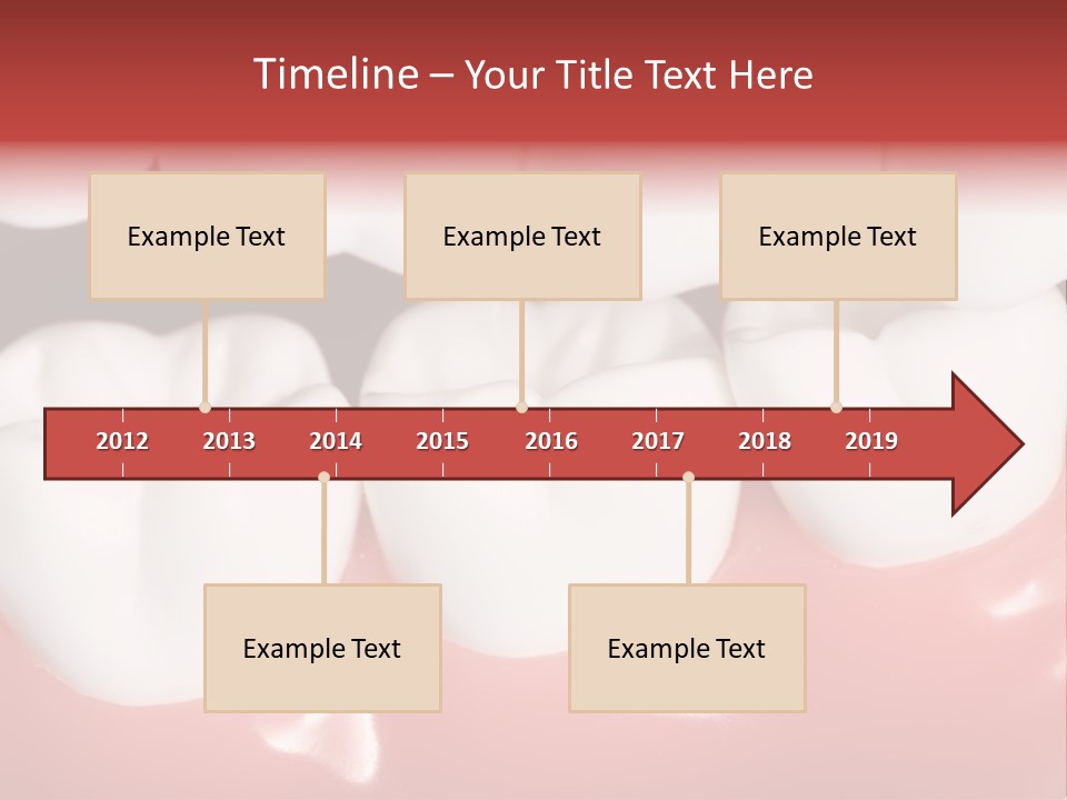 Model Teeth Gum PowerPoint Template