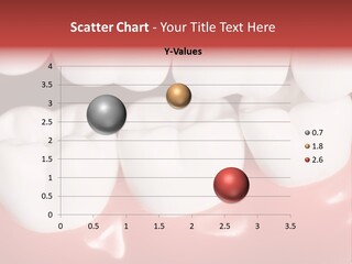 Model Teeth Gum PowerPoint Template