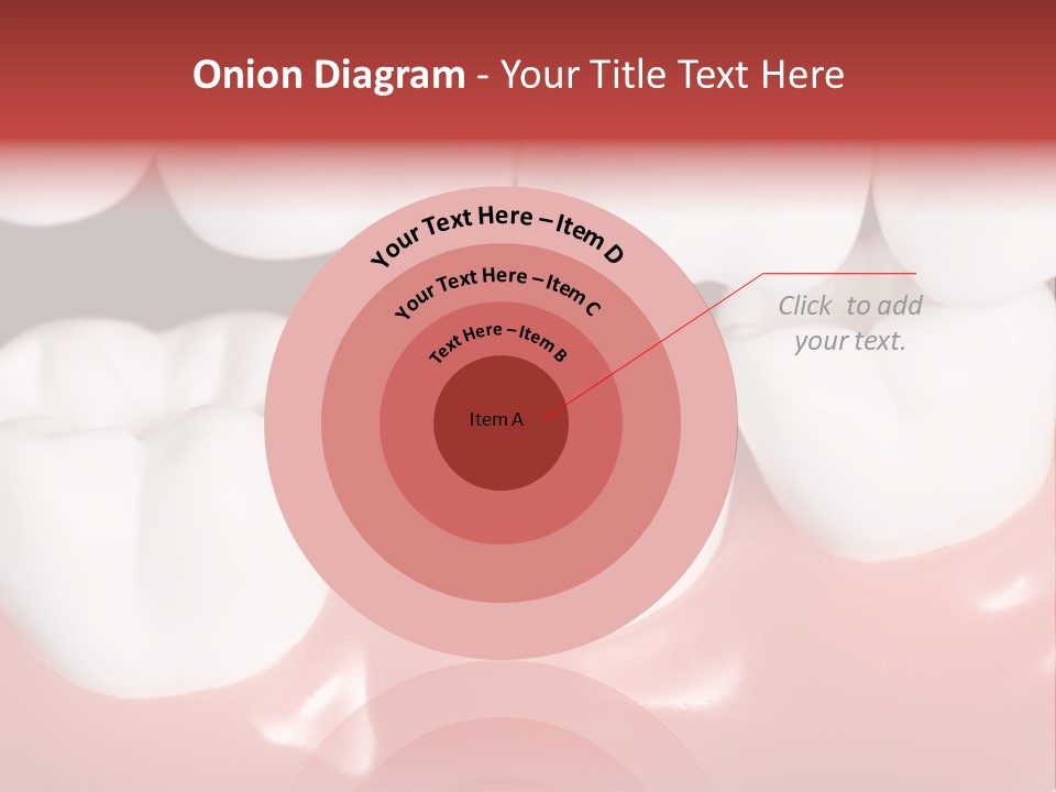 Model Teeth Gum PowerPoint Template
