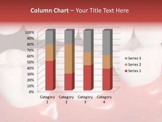 Model Teeth Gum PowerPoint Template