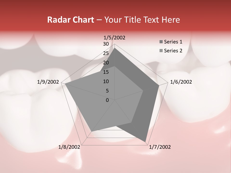 Model Teeth Gum PowerPoint Template