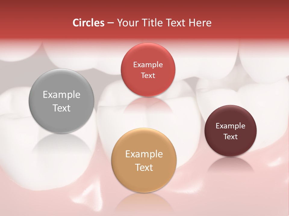 Model Teeth Gum PowerPoint Template