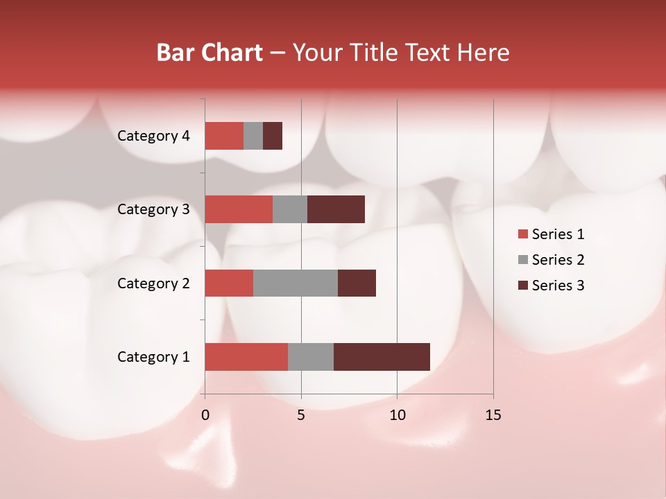Model Teeth Gum PowerPoint Template